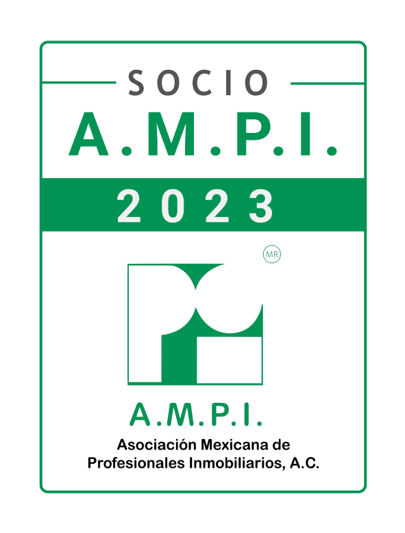 Socio AMPI 2023, Asociación Mexicana de Profesionales Inmobiliarios